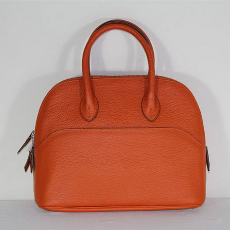 High Quality Replica Hermes Bolide Togo Leather Tote Bag Orange 1923